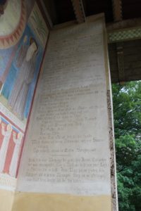 Inschrift Mauruskapelle Beuron