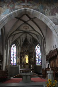 Gotische Apsis Kirche St Martin