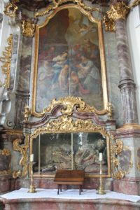 Altar mit Reliquie Kloster Wald