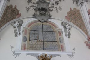 Gemaltes Fenster Kloster Wald