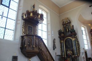 Barocke Kanzel Kirche Ahlen