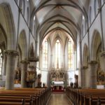 Innenraum Neogotische St Konrad Kirche Langenenslingen