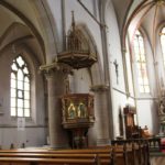 Neogotische Kanzel St Konrad Kirche Langenenslingen