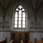 Neogotische Spitzbogenfenster Kirche Enslingen