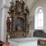 Kloster Heiligkreuztal Altheim Altar und Taufbecken