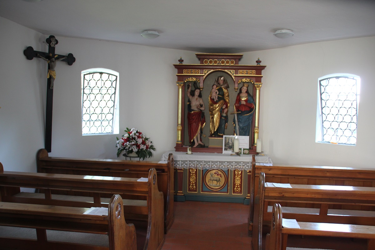 Altar Sebastianskapelle Witschwende Bergatreute