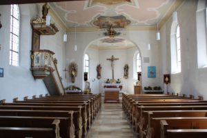 Kirchenschiff St Ottilia Muehlhausen