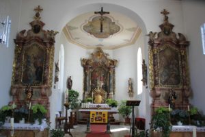 Chorraum St Odilia Kirche Fischbach