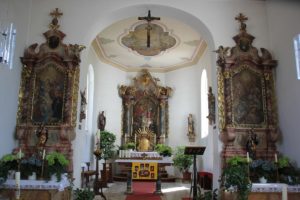 Chorraum St Odilia Kirche Fischbach