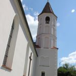 Kirchturm St Odilia Fischbach