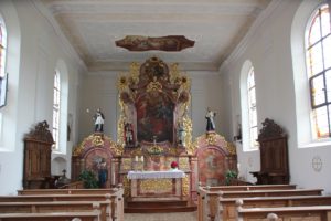 Barocker Altar St Georg Untereggatsweiler
