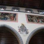 Neogotische Wandmalerei St Stephan Konstanz