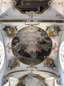 Zentrales Deckengemälde Kloster Gutenzell