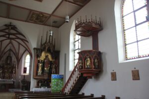 Kanzel Kirche St Martin Schemmerberg
