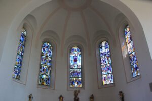 Runde Apsis Kirche St Ursula Immenried