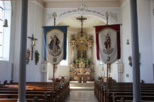 Innen Kirche Kanzach