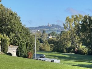 Blick zum Bussen Lorettokapelle Dürmentingen