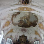 Deckenfresko und Stuck Kirche Seekirch