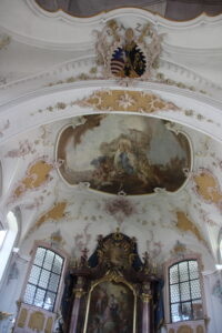 Deckenfresko und Stuck Kirche Seekirch