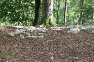 Viele Kalksteine 'Alte Burg' Langenenslingen