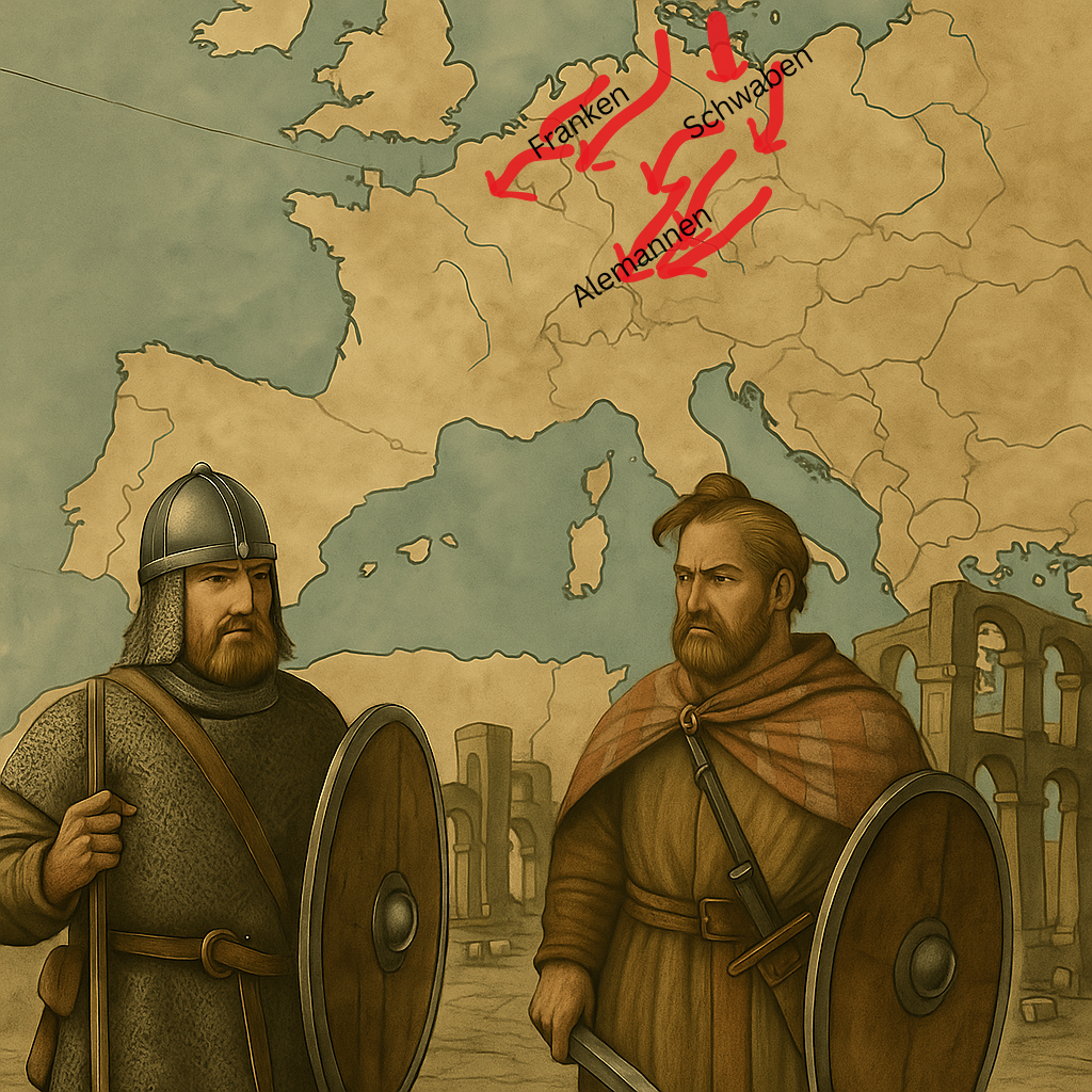Alemannen und Franken Völkerwanderung