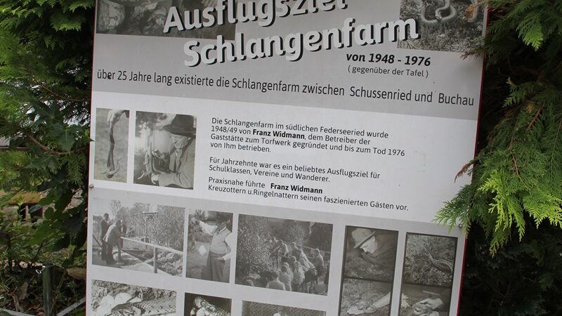 Ehemalige Schlangenfarm am Federsee